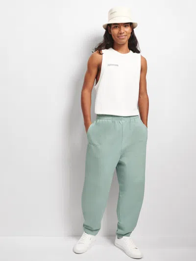 Pangaia Mens Dna Barrel-leg Track Pants In Eucalyptus Blue