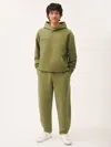 Pangaia Womens Dna Barrel-leg Track Pants In Green