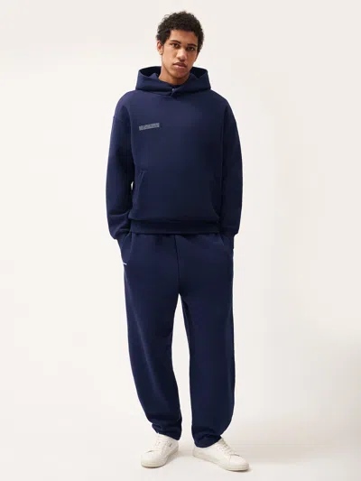 Pangaia Mens Dna Barrel-leg Track Pants In Navy
