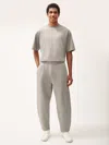Pangaia Mens Dna Barrel-leg Track Pants In Stone