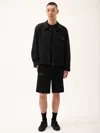 Pangaia Mens Dna Cotton Linen Harrington Jacket In Black