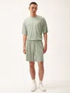 Pangaia Mens Dna Frutfiber Shorts In Moss Green