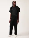 Pangaia Mens Dna Knitted Straight Leg Track Pants In Black