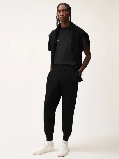 Pangaia Mens Dna Knitted Track Pants In Black