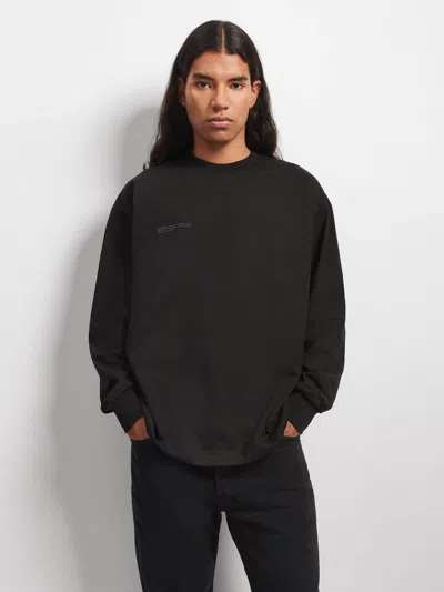 Pangaia Mens Dna Long Sleeve T-shirt In Black