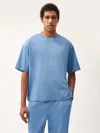 Pangaia Mens Dna Oversized T-shirt In Summit Blue