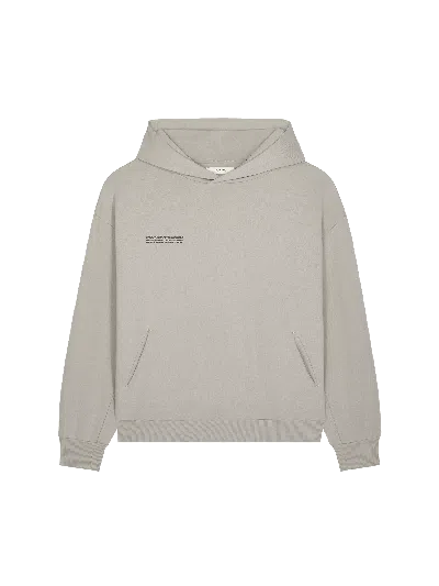 Pangaia Mens Dna Soft Organic Cotton Hoodie—stone In Gray