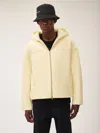 Pangaia Mens Flower-warmth Padded Bomber Jacket In Rind Yellow