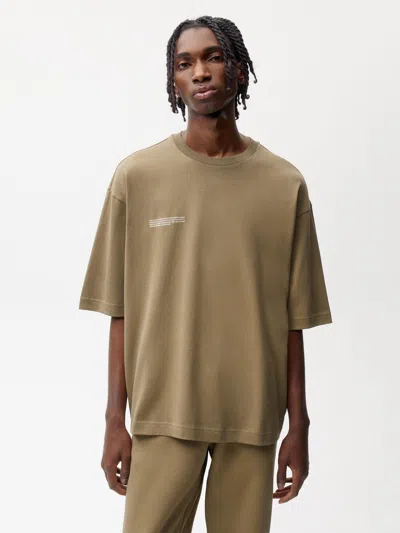 Pangaia Mens In Conversion Cotton Boxy T-shirt In Soil Carbon Brown