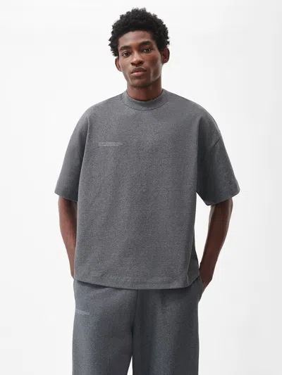 Pangaia Mens Reclaimed Cotton Boxy T-shirt In Reclaim Charcoal