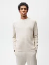 Pangaia Womens Recycled Cashmere Crewneck Sweatshirt In Oatmeal