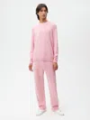Pangaia Mens Recycled Cashmere Crewneck Sweatshirt In Sakura Pink