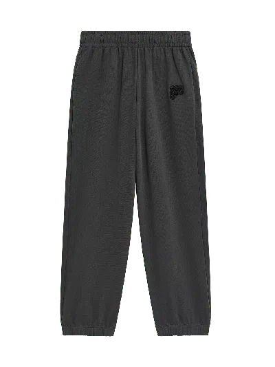 Pangaia Logo-patch Track Pants In Black