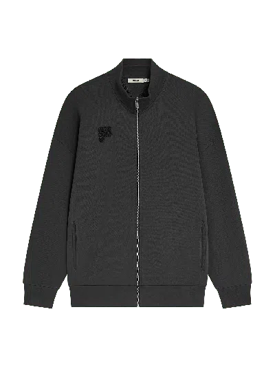Pangaia Zip-up Sweatshirt In Black