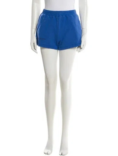 Pre-owned Pangaia Mini Shorts In Blue