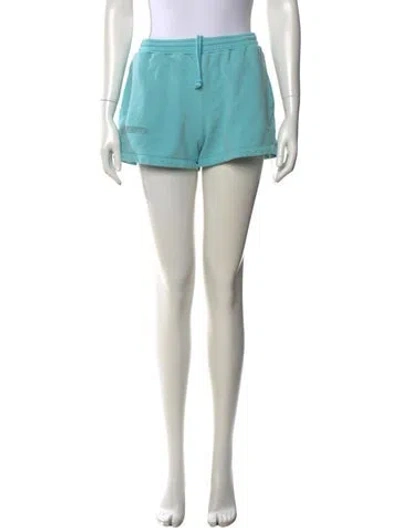 Pre-owned Pangaia Mini Shorts In Blue