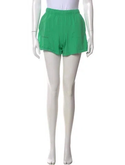 Pre-owned Pangaia Mini Shorts In Green