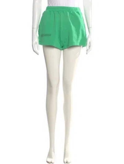 Pre-owned Pangaia Mini Shorts In Green