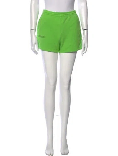 Pre-owned Pangaia Mini Shorts In Green
