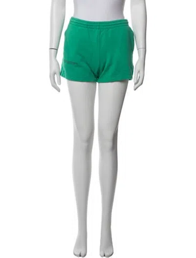 Pre-owned Pangaia Mini Shorts In Green