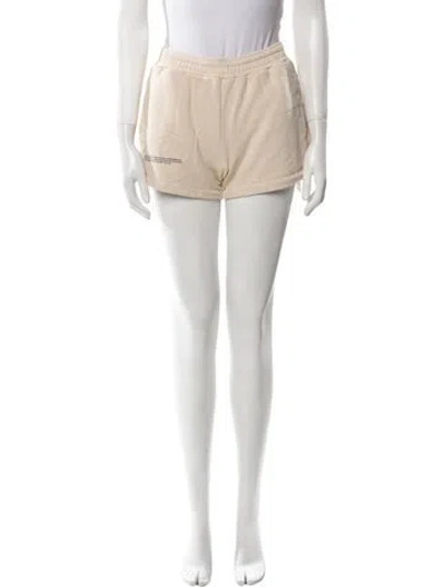 Pre-owned Pangaia Mini Shorts In Neutral