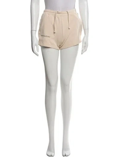 Pre-owned Pangaia Mini Shorts In Neutral