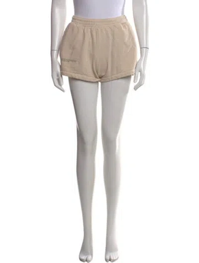 Pre-owned Pangaia Mini Shorts In Neutral