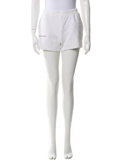 Pre-owned Pangaia Mini Shorts In White
