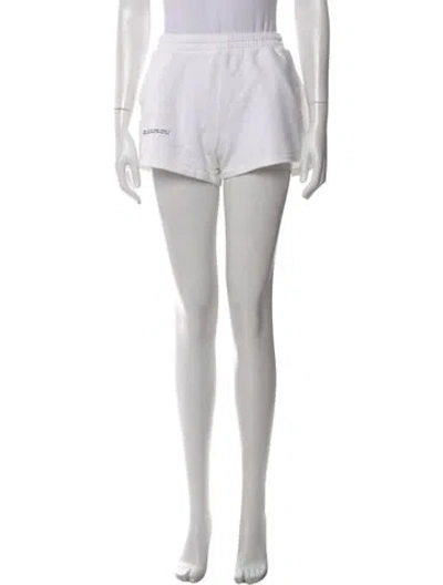 Pre-owned Pangaia Mini Shorts In White