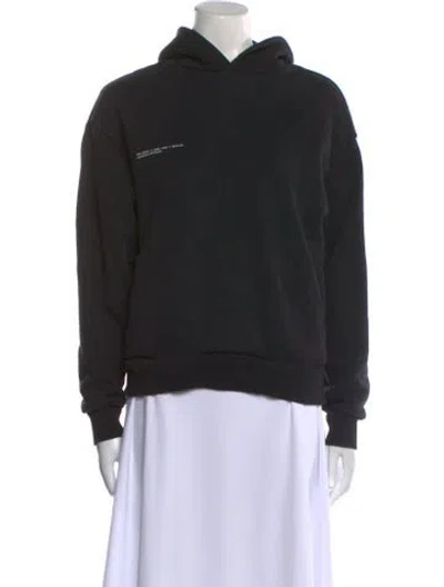 Pre-owned Pangaia Mock Neck Sweater In Black