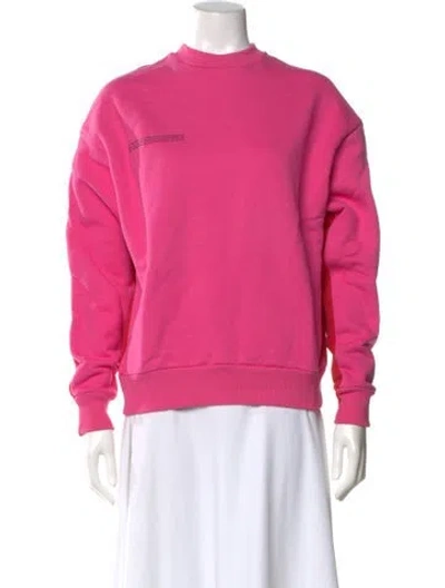 Pre-owned Pangaia Mock Neck Sweater In Pink