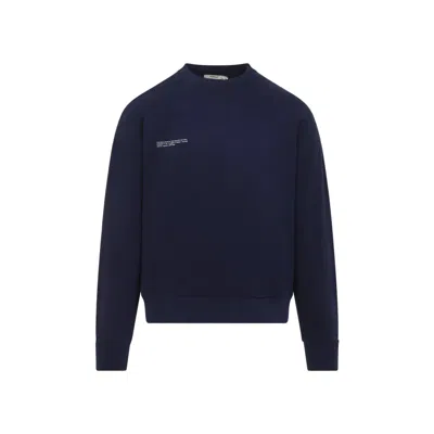 Pangaia Navy Blue Cotton 365 Midweight Sweatshirt