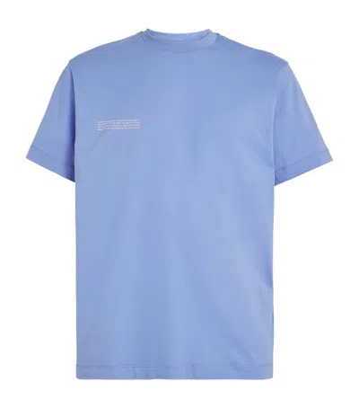 Pangaia Organic Cotton 365 Midweight T-shirt In Blue