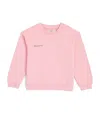 Pangaia 365 Text-print Organic Cotton Sweatshirt 3-12 Years In Pink