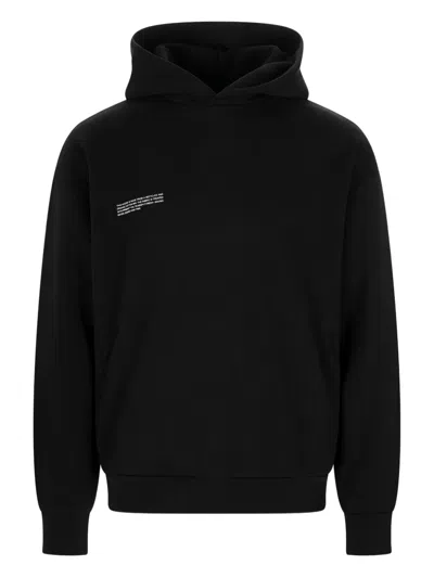 Pangaia Organic Cotton-blend Hoodie In Black