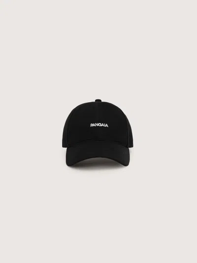 Pangaia Organic Cotton Cap  Logo In Black