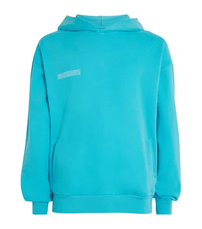 Pangaia Organic Cotton Midweight Hoodie In Blue