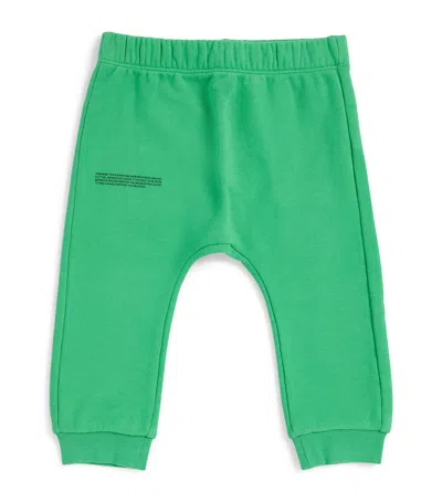 Pangaia Kids' Organic Cotton Sweatpants In Green