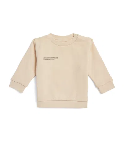 Pangaia Kids' Organic Cotton Sweatshirt In Beige