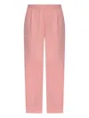 Pangaia Elastic Waist Track Pants In Pink