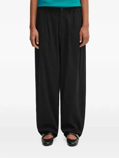 Pangaia Pleated Trousers In Black