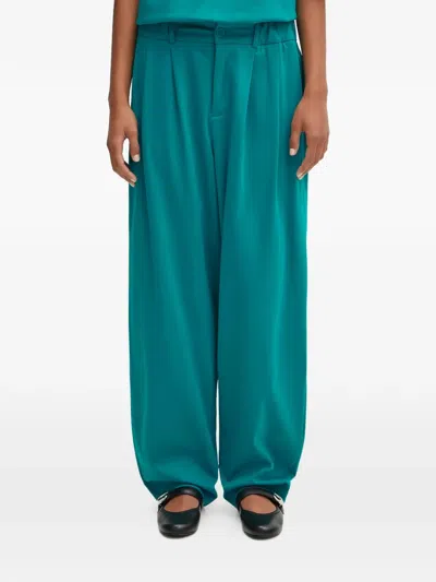 Pangaia Pleated Trousers In Green