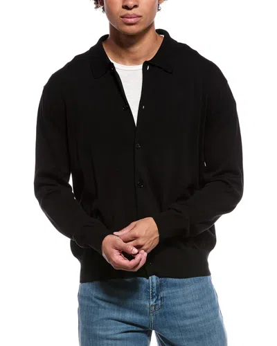 Pangaia Polo Sweater In Black