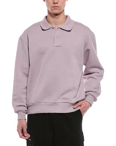Pangaia Polo Sweatshirt In Purple