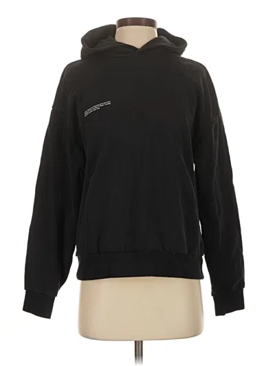 Pre-owned Pangaia Pullover Hoodie In Black