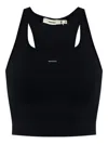 Pangaia Racer-back Compression Tank Top In Black