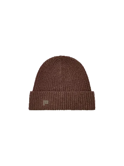 Pangaia Recycled Cashmere Hat—chestnut Brown