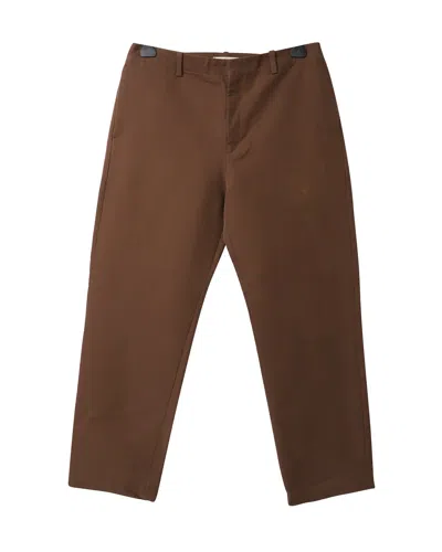 Pangaia Regular Fit Pants In Brown Organic Cotton Lyocell