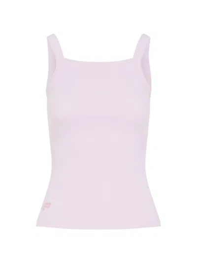 Pangaia Ribbed-knit Vest Top In Pink