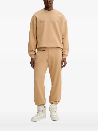 Pangaia Round-neck Sweatshirt In Brown